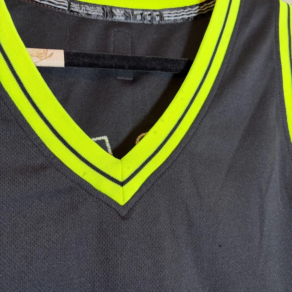 Adidas Kevin Durant OKC Thunder Jersey 35‎ Black Neon Yellow Limited Edition M